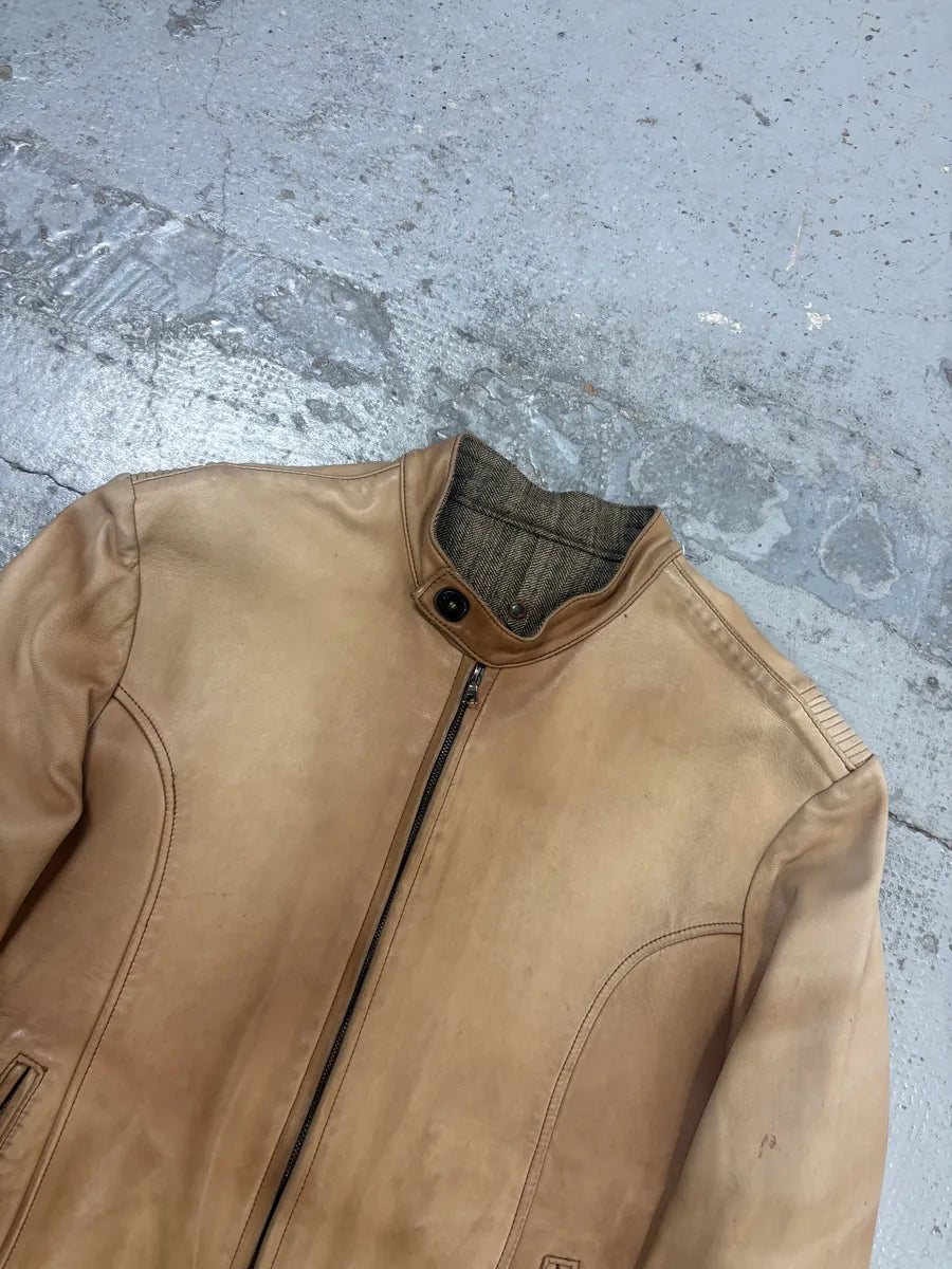 Isaac Sellam Beige Avant-Garde Lamb Leather Jacket llCmxdm 3