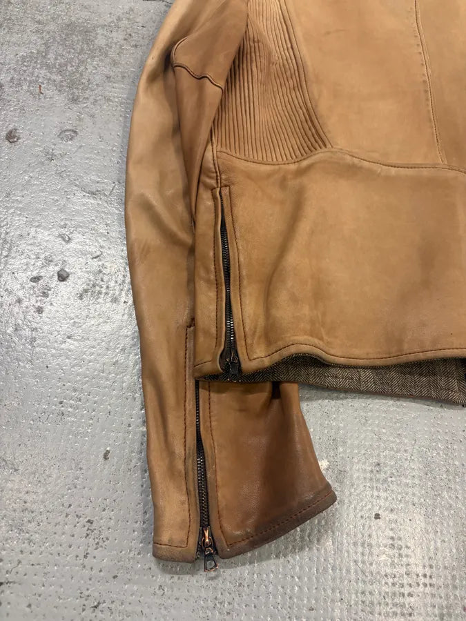 Isaac Sellam Beige Avant-Garde Lamb Leather Jacket llCmxdm 7