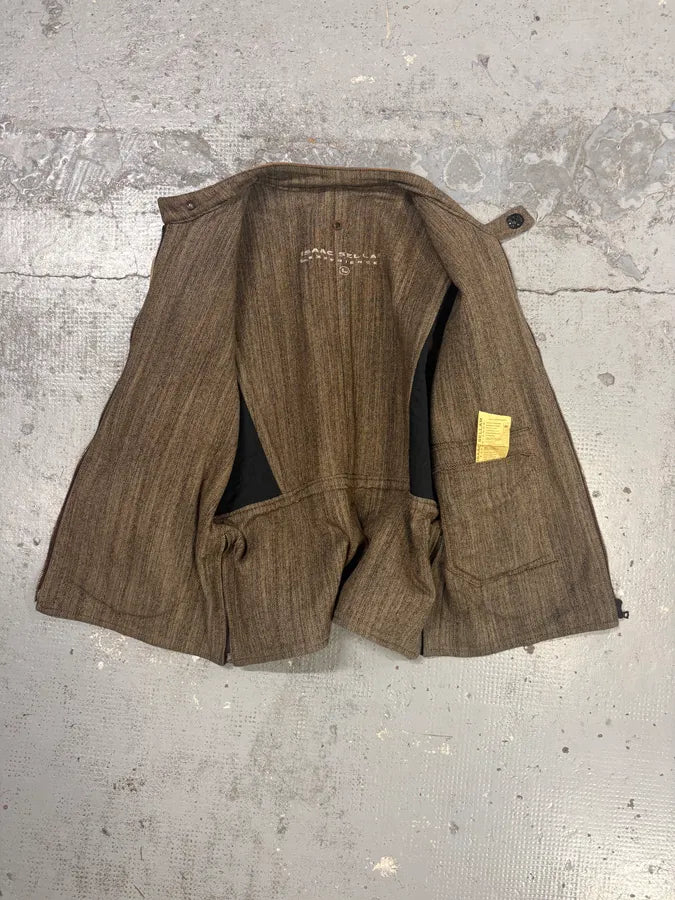 Isaac Sellam Beige Avant-Garde Lamb Leather Jacket llCmxdm 6