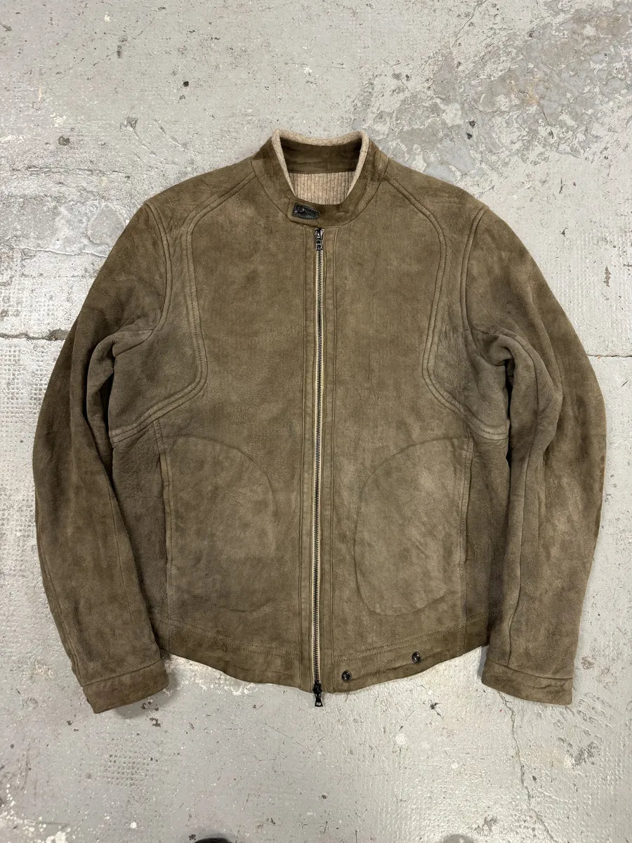 Isaac Sellam Beige Suede Leather Jacket (S/M) HpOadry 0