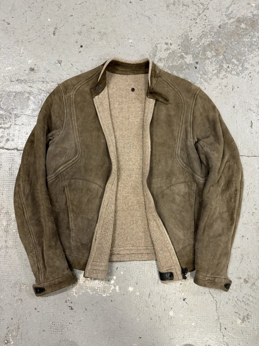 Isaac Sellam Beige Suede Leather Jacket (S/M) HpOadry 10