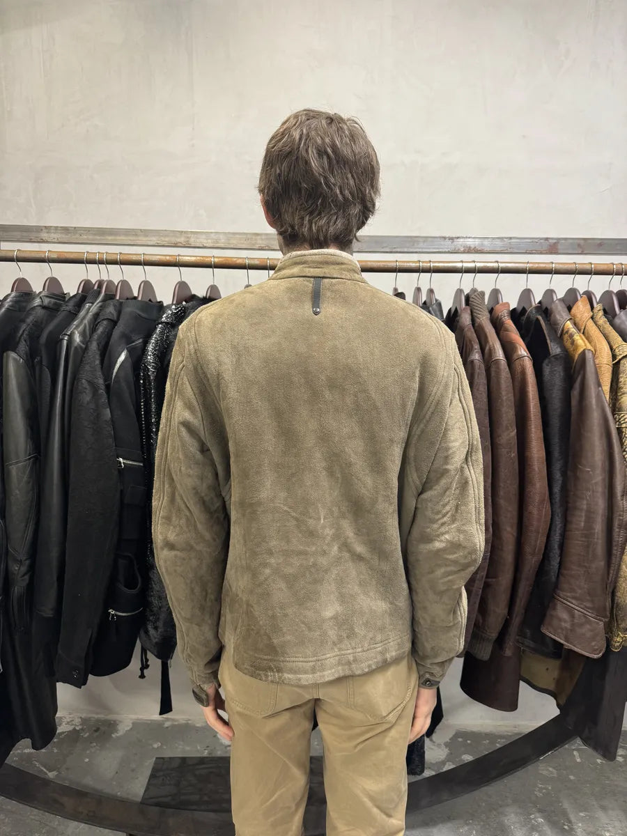 Isaac Sellam Beige Suede Leather Jacket (S/M) HpOadry 3