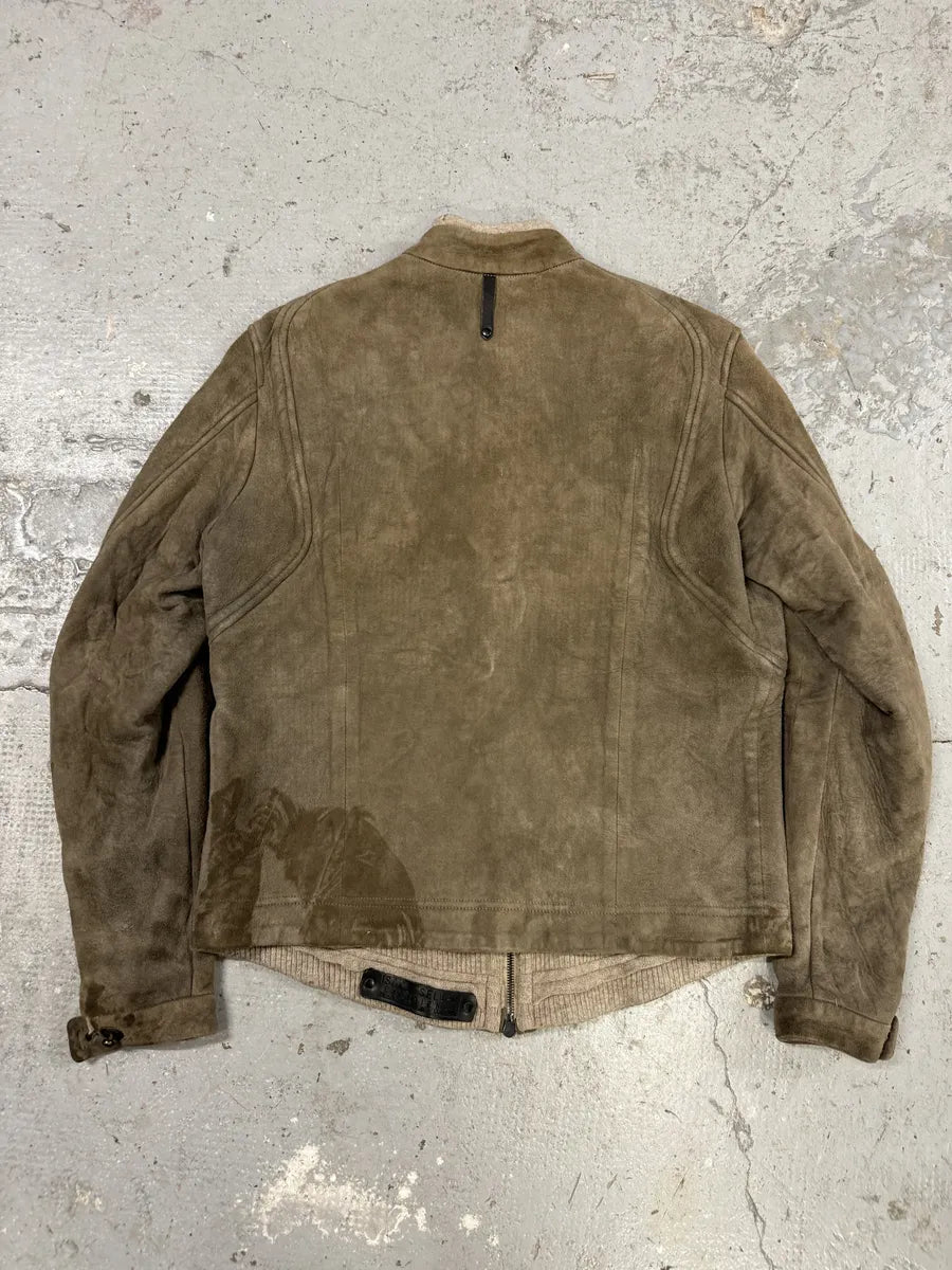 Isaac Sellam Beige Suede Leather Jacket (S/M) HpOadry 4