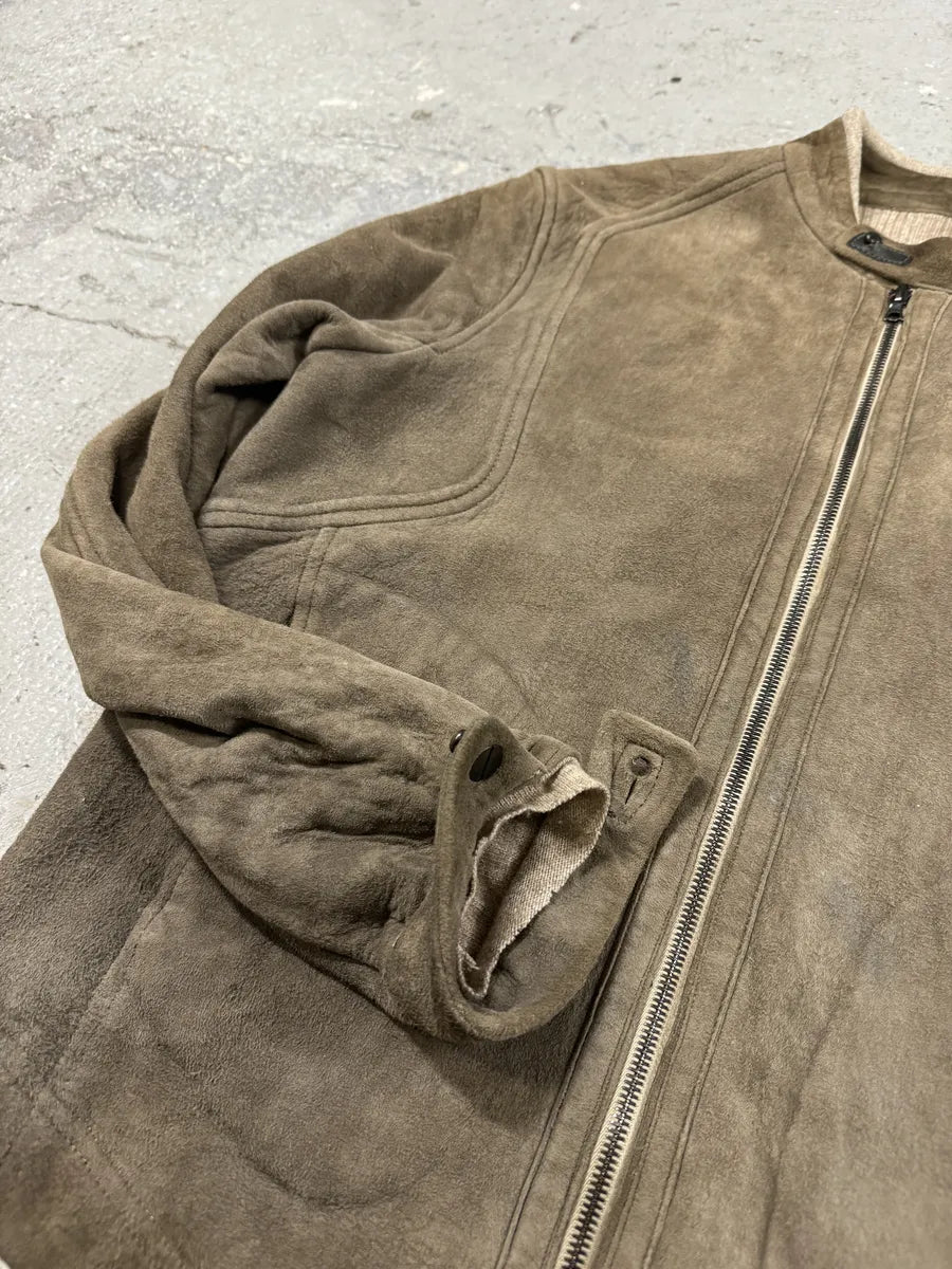 Isaac Sellam Beige Suede Leather Jacket (S/M) HpOadry 6