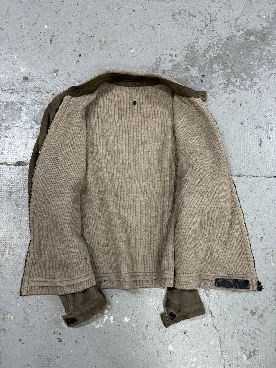 Isaac Sellam Beige Suede Leather Jacket (S/M) HpOadry 7