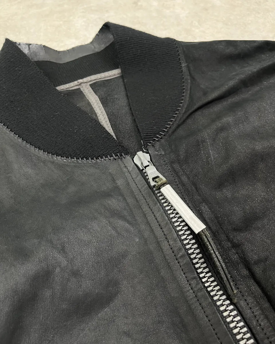 Isaac Sellam Black Architectural Leather Jacket aBigVcP 8