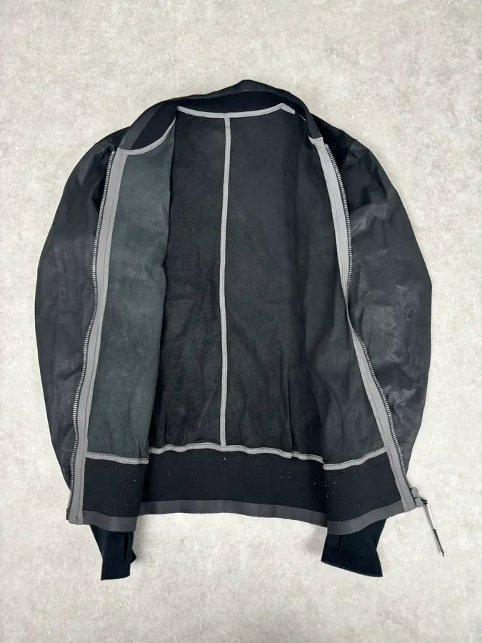 Isaac Sellam Black Bomber Zip-Pocket Leather Jacket ecAglfx 6