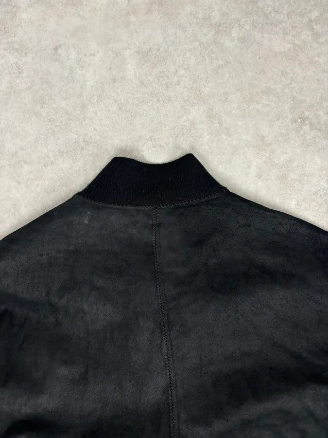 Isaac Sellam Black Bomber Zip-Pocket Leather Jacket ecAglfx 5