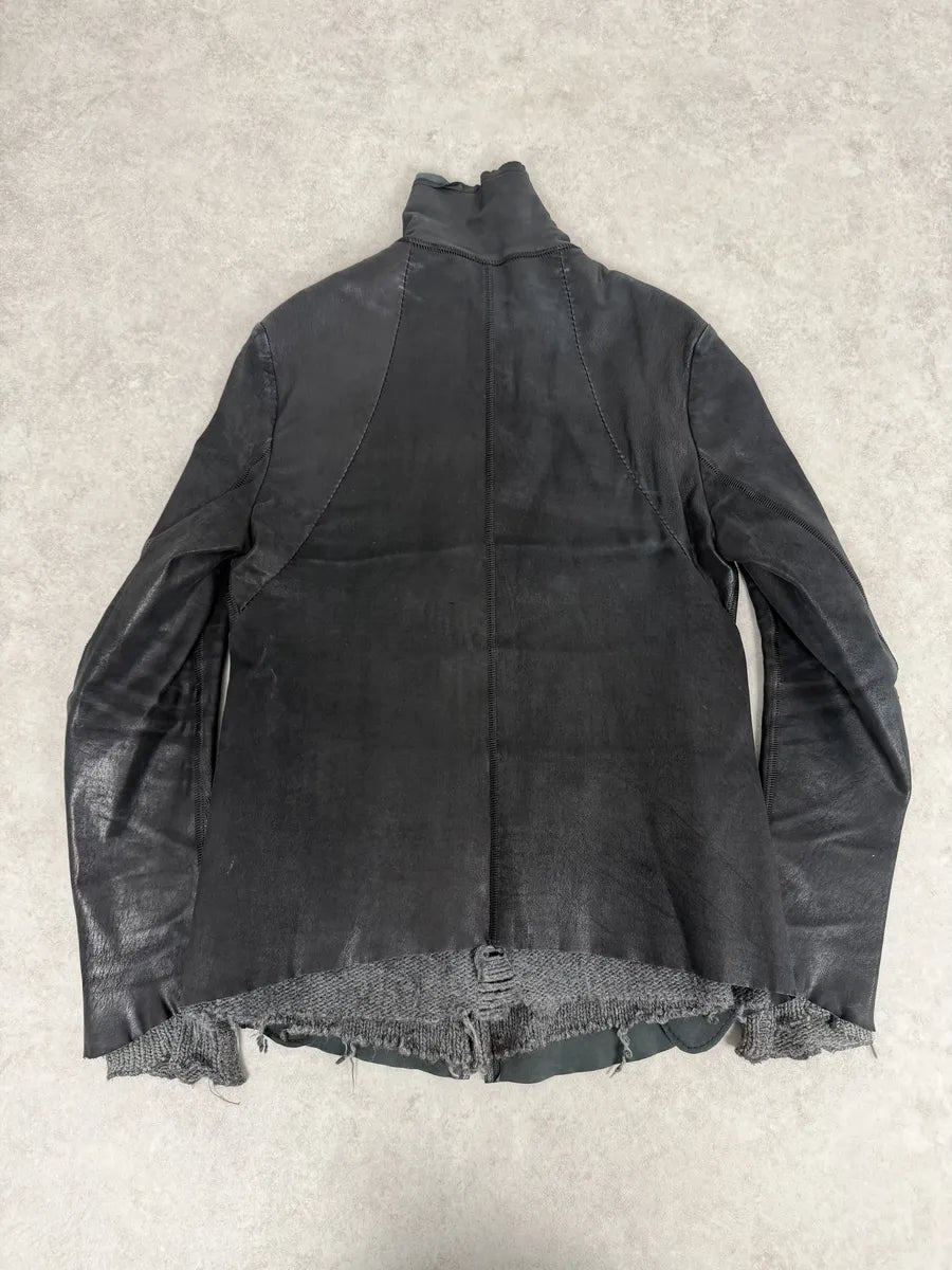 Isaac Sellam Black Brut Leather Jacket iCcNEKx 1