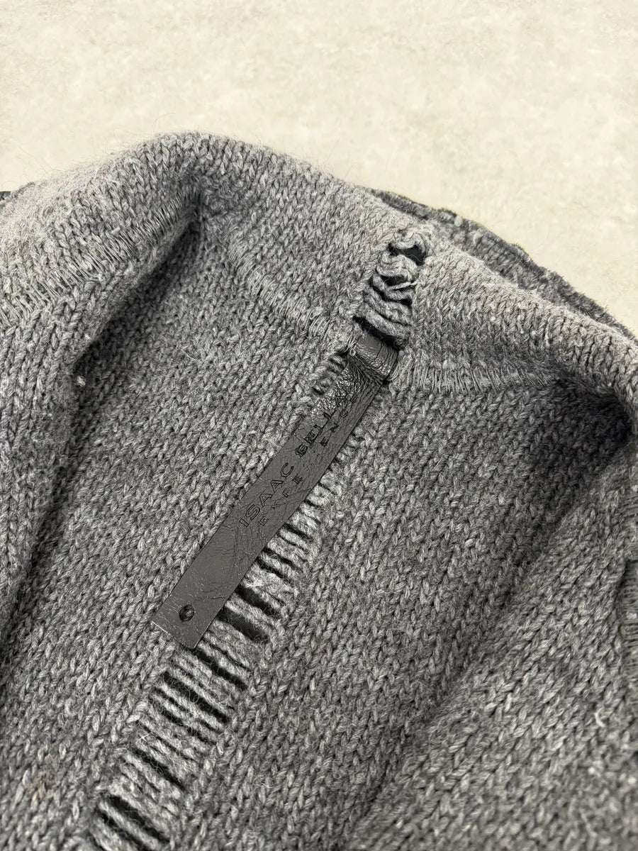 Isaac Sellam Black Brut Leather Jacket iCcNEKx 11