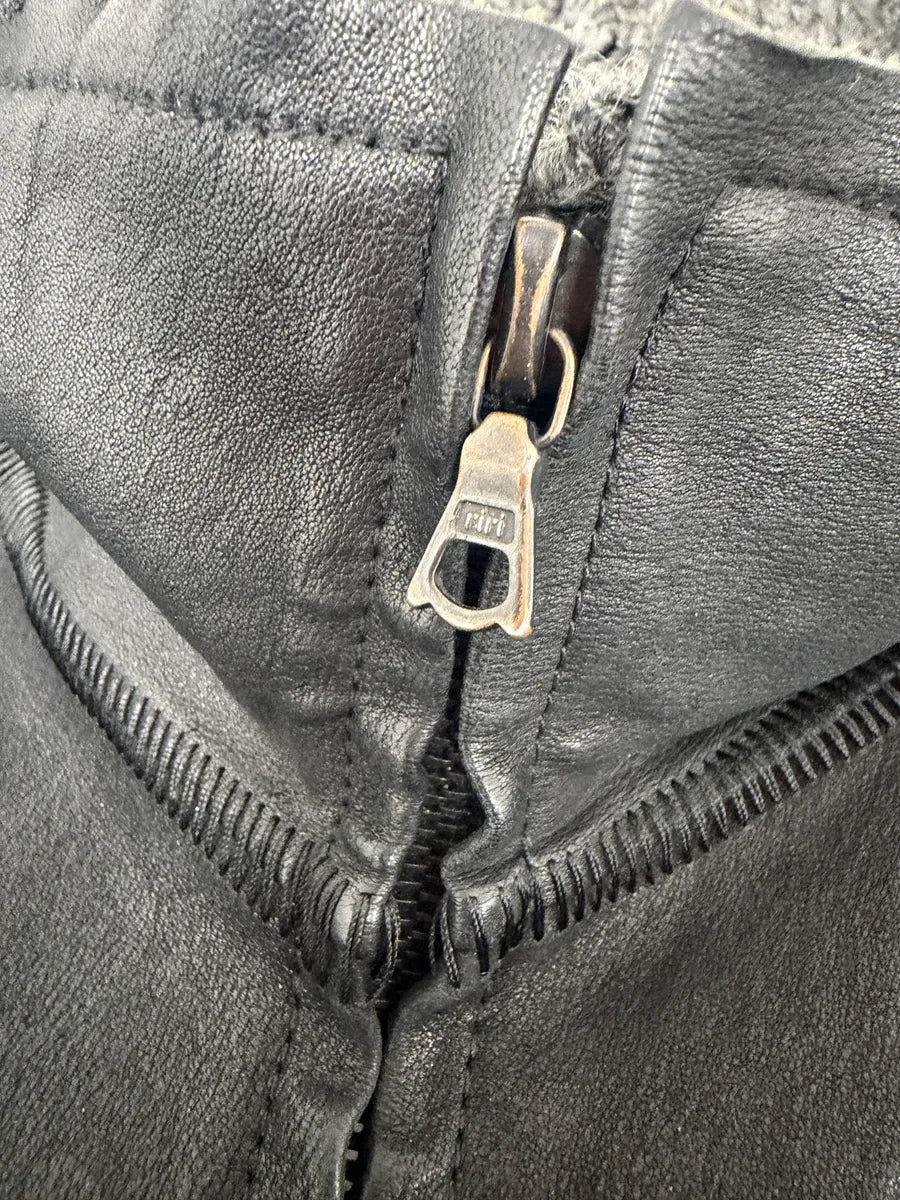 Isaac Sellam Black Brut Leather Jacket iCcNEKx 12