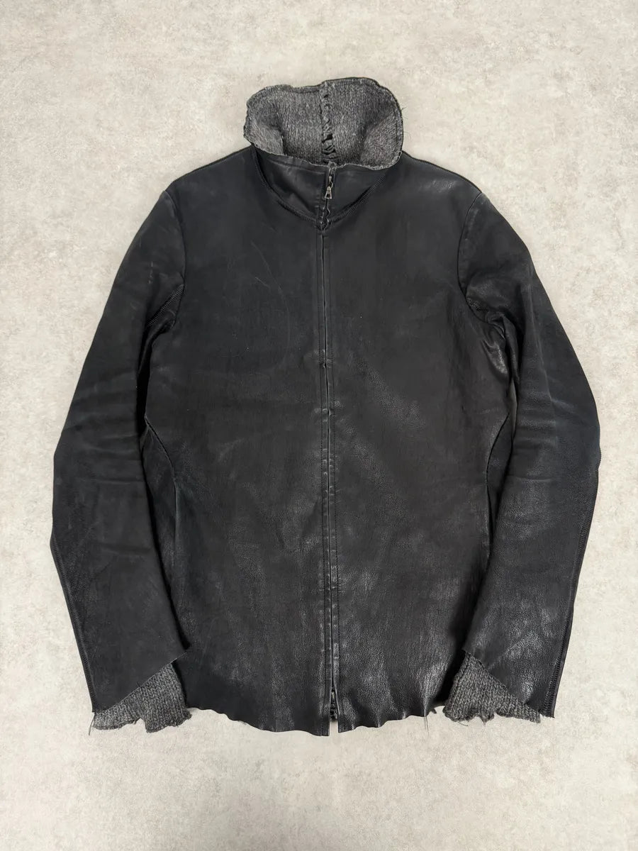 Isaac Sellam Black Brut Leather Jacket iCcNEKx 2