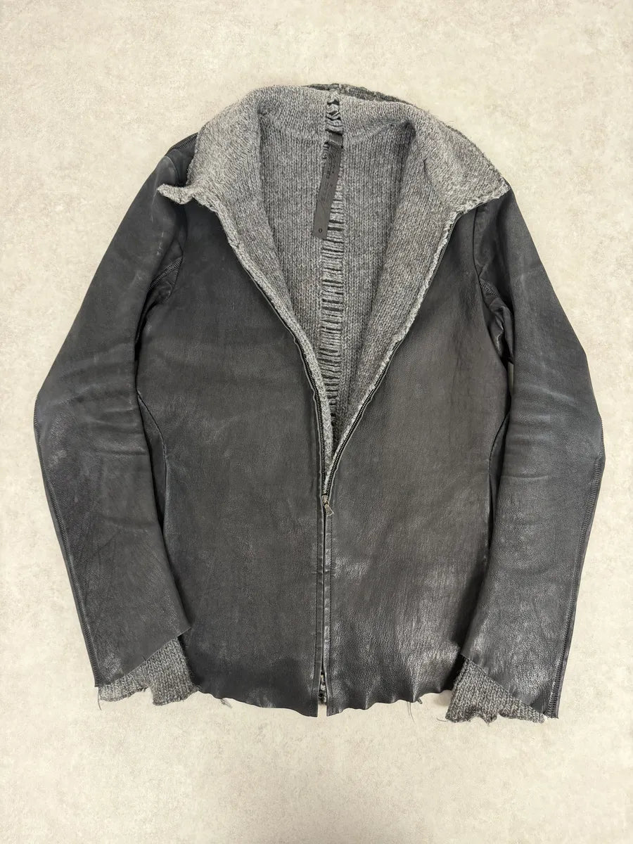 Isaac Sellam Black Brut Leather Jacket iCcNEKx 6