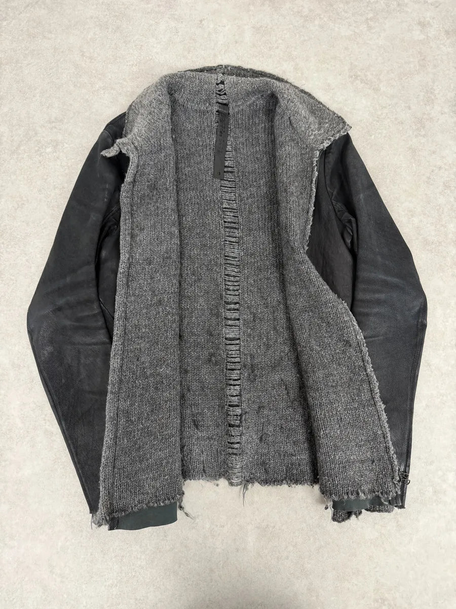 Isaac Sellam Black Brut Leather Jacket iCcNEKx 7