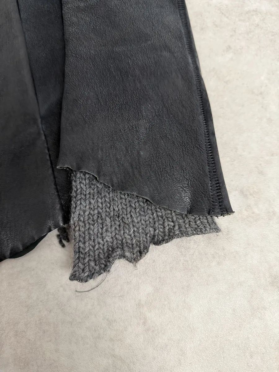 Isaac Sellam Black Brut Leather Jacket iCcNEKx 9