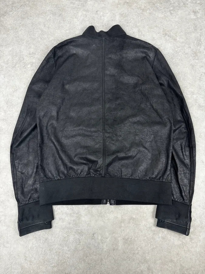 Isaac Sellam Black Avant-Garde Lambskin & Tyvek Bomber Jacket VLHYPTk 3