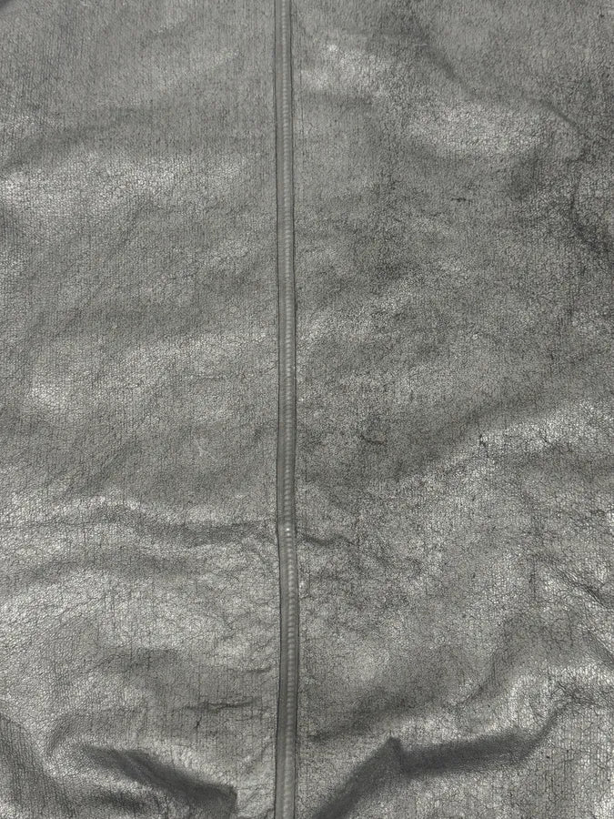 Isaac Sellam Black Avant-Garde Lambskin & Tyvek Bomber Jacket VLHYPTk 9