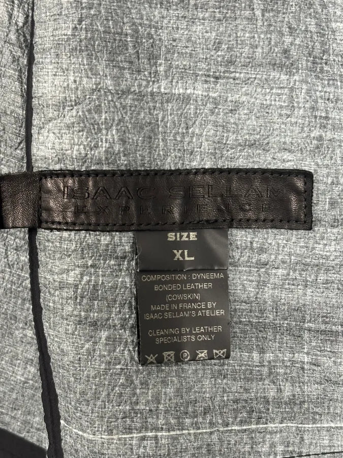 Isaac Sellam Black Premium Buttoned Leather Jacket hlVNlCn 8
