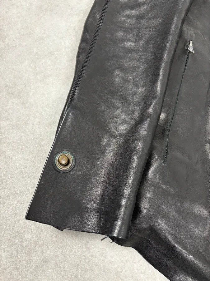 Isaac Sellam Black Pure Leather Jacket FmlqxfO 8