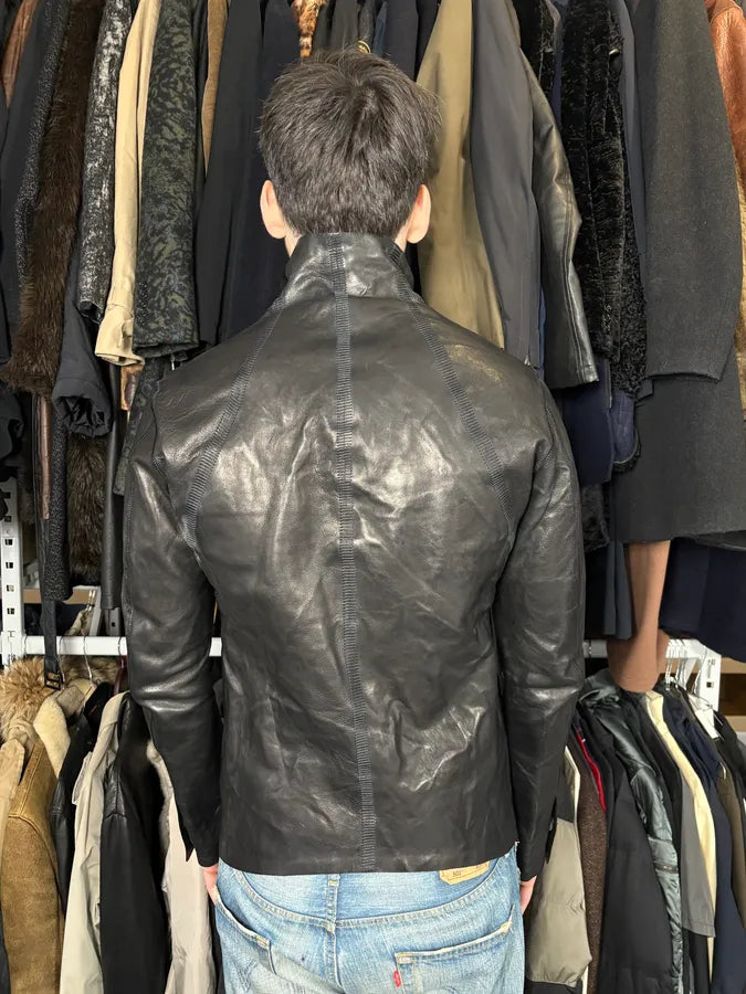 Isaac Sellam Black Pure Leather Jacket FmlqxfO 3