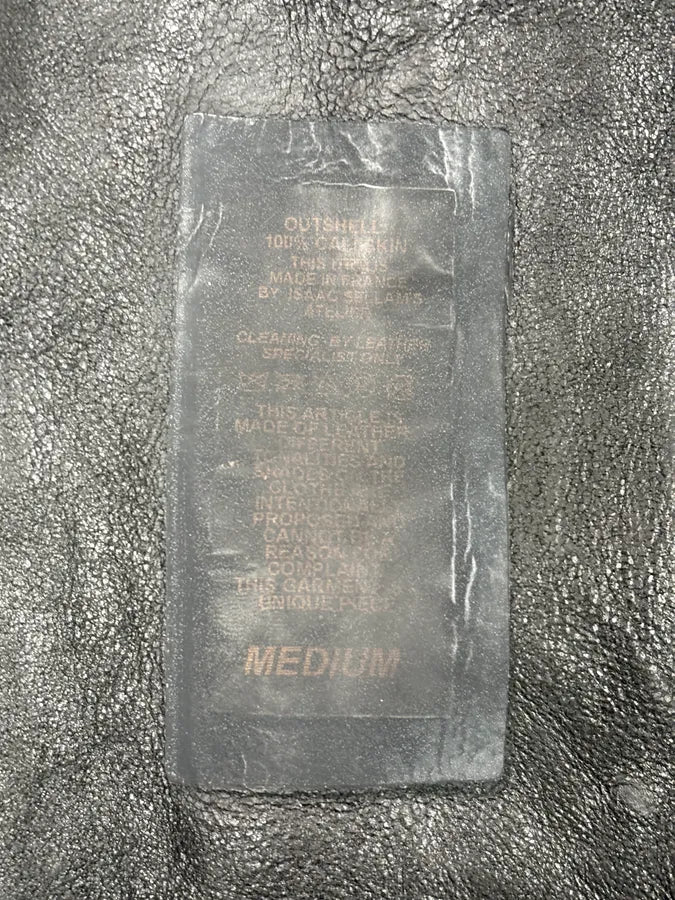 Isaac Sellam Black Pure Leather Jacket FmlqxfO 11