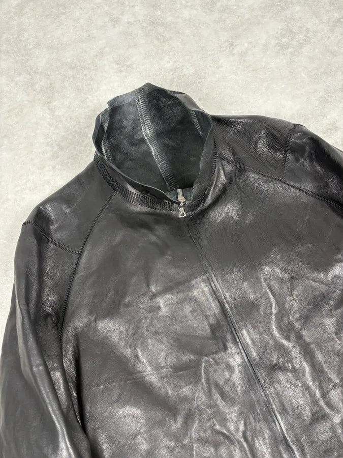 Isaac Sellam Black Pure Leather Jacket FmlqxfO 5