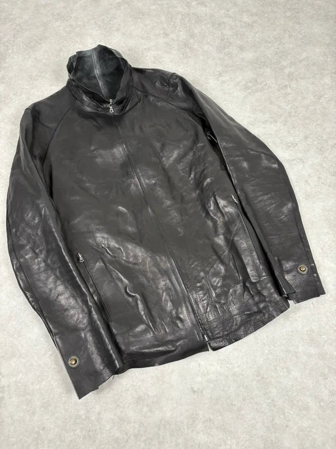 Isaac Sellam Black Pure Leather Jacket FmlqxfO 4