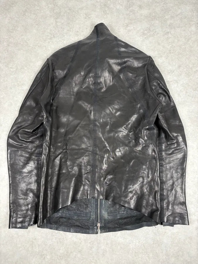 Isaac Sellam Black Pure Leather Jacket FmlqxfO 6