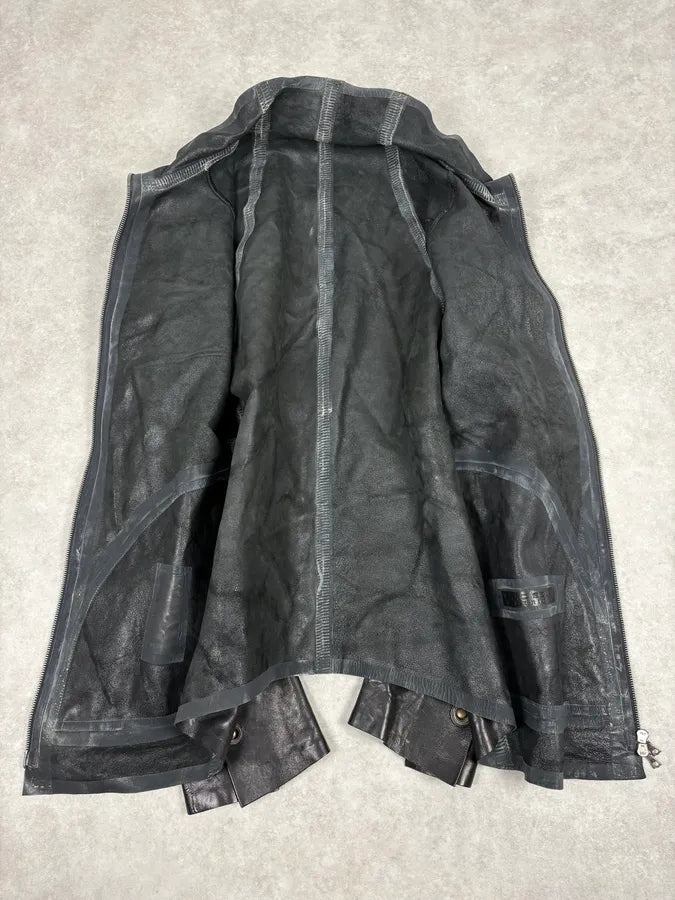 Isaac Sellam Black Pure Leather Jacket FmlqxfO 7