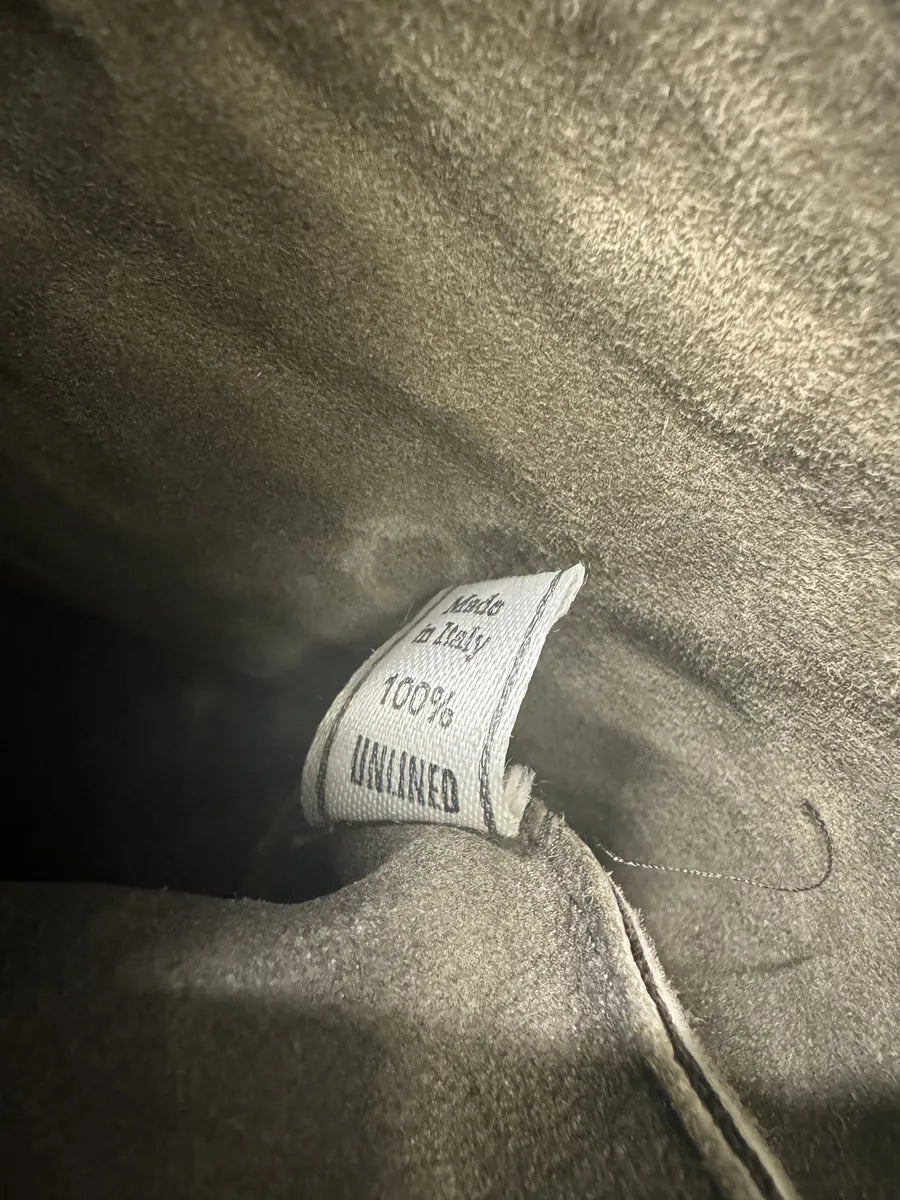 Isaac Sellam Craspouille Olive Artisanal Leather Gloves (OS) 6