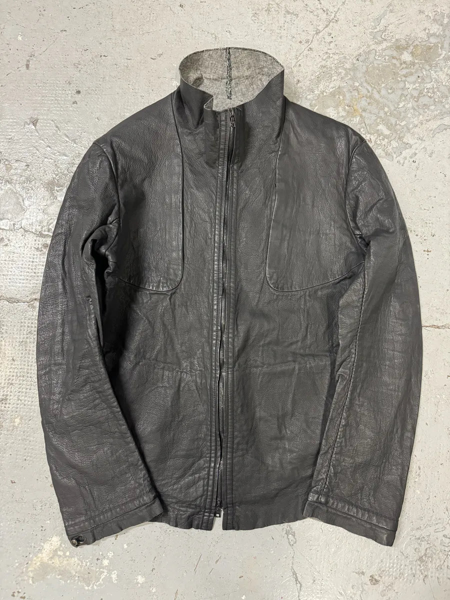 Isaac Sellam Darkskin Black Leather Samurai Jacket rWqPGCR 0