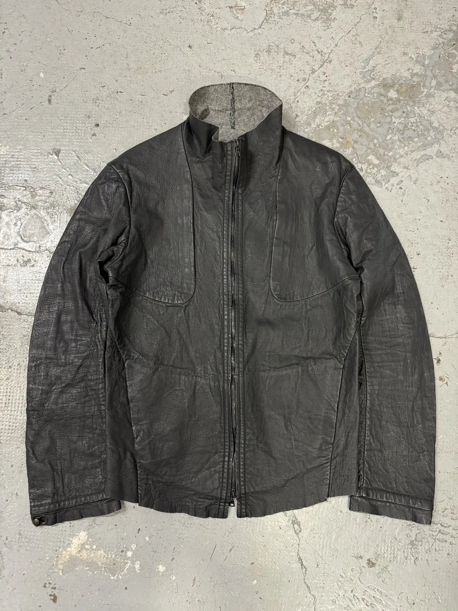 Isaac Sellam Darkskin Black Leather Samurai Jacket rWqPGCR 5