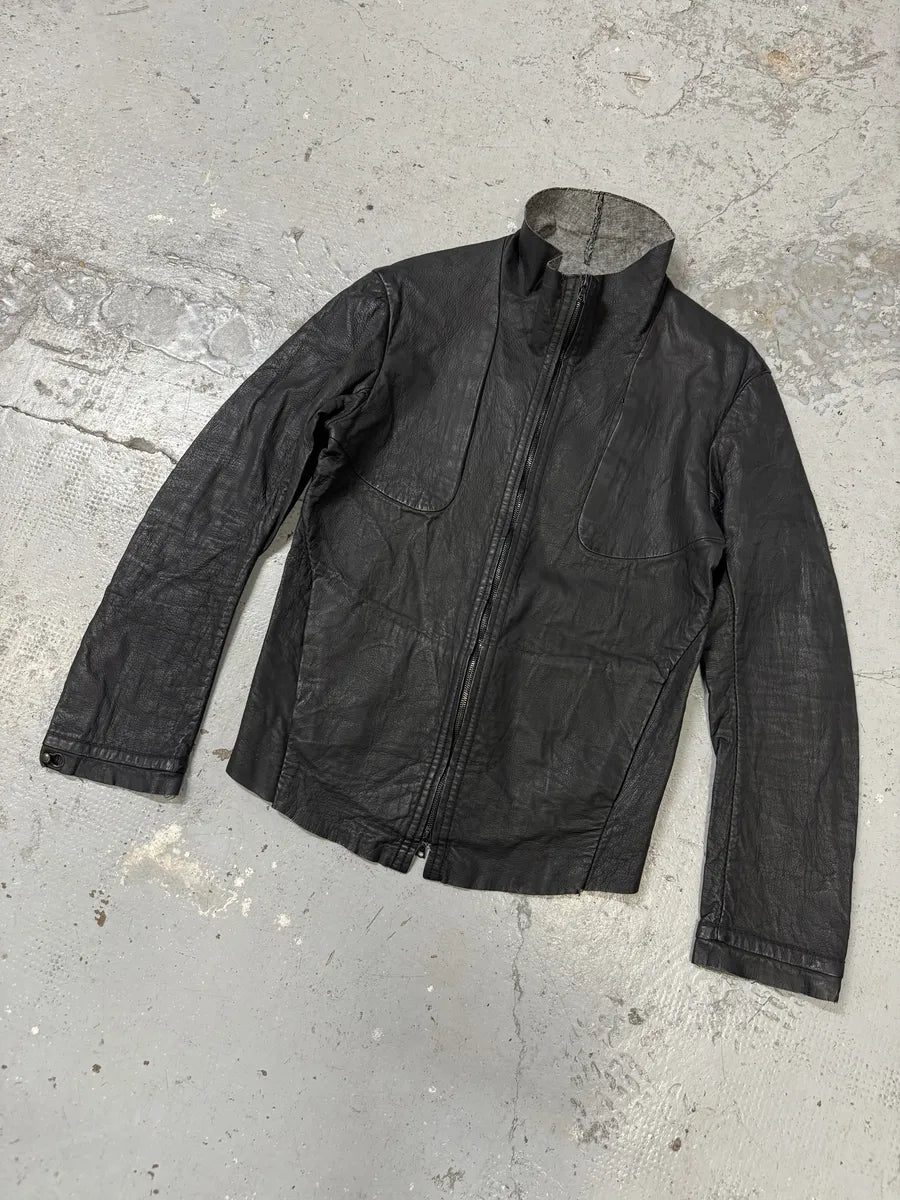 Isaac Sellam Darkskin Black Leather Samurai Jacket rWqPGCR 7