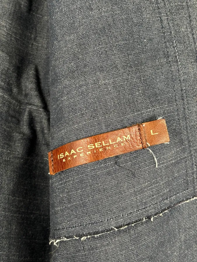 Isaac Sellam Experience Brown Bronze Aged Leather Jacket VmHOIwa 9