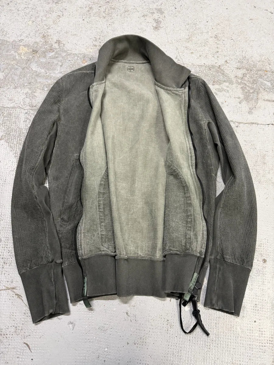 Isaac Sellam Highbomb Green Striped Army Bomber Jacket ifdhUhF 6