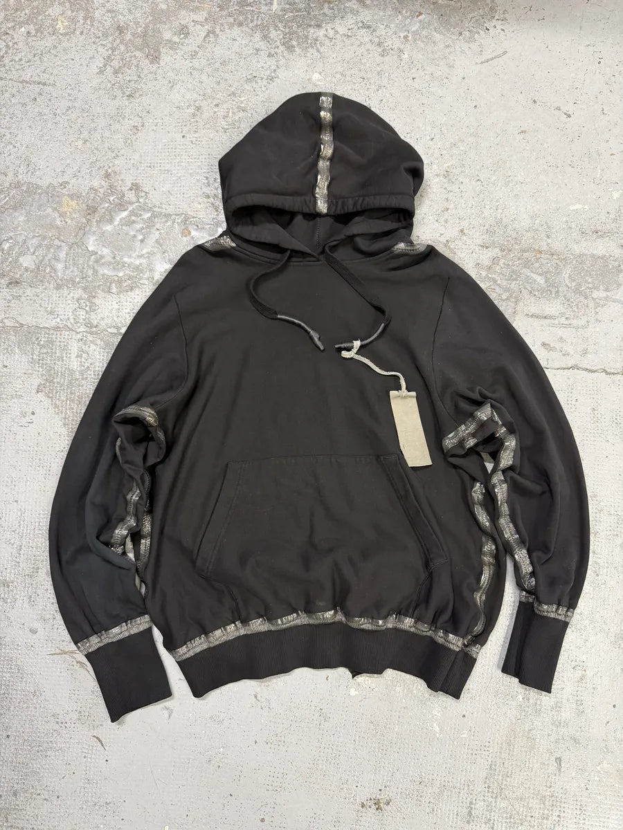 Isaac Sellam Kangoohood Bande-Molleton Black Sweater CpecOGw 0