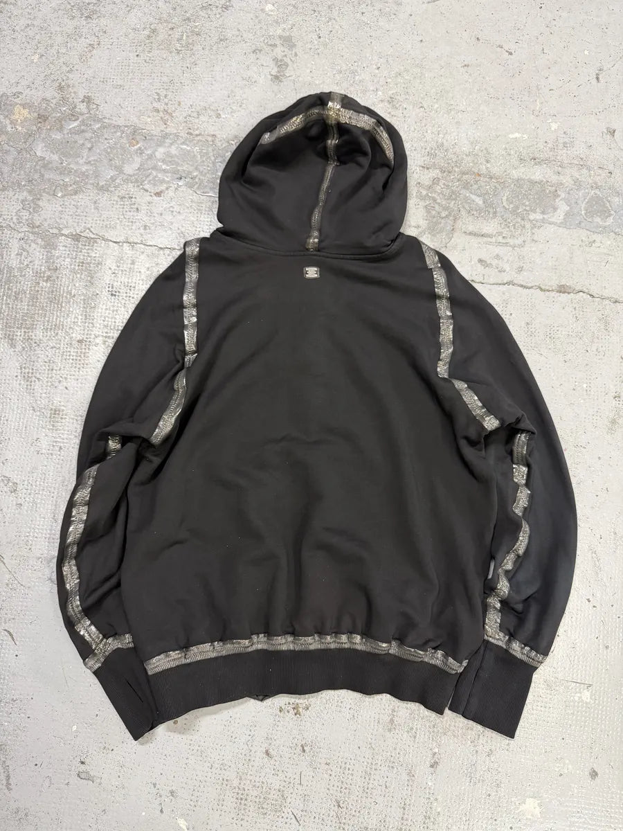 Isaac Sellam Kangoohood Bande-Molleton Black Sweater CpecOGw 1