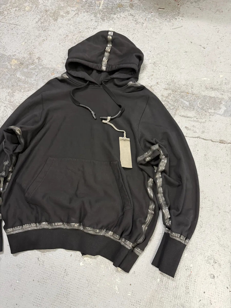 Isaac Sellam Kangoohood Bande-Molleton Black Sweater CpecOGw 4