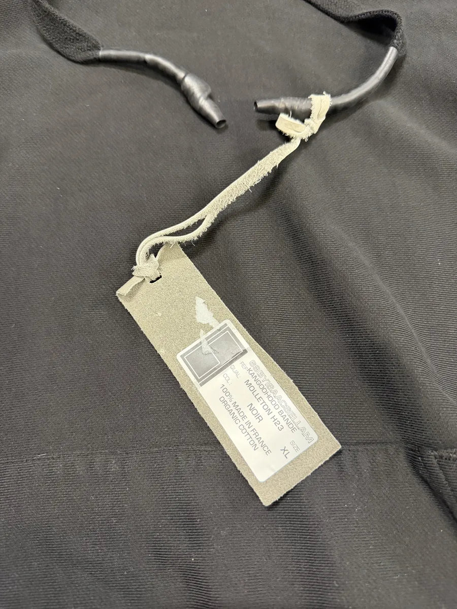 Isaac Sellam Kangoohood Bande-Molleton Black Sweater CpecOGw 9