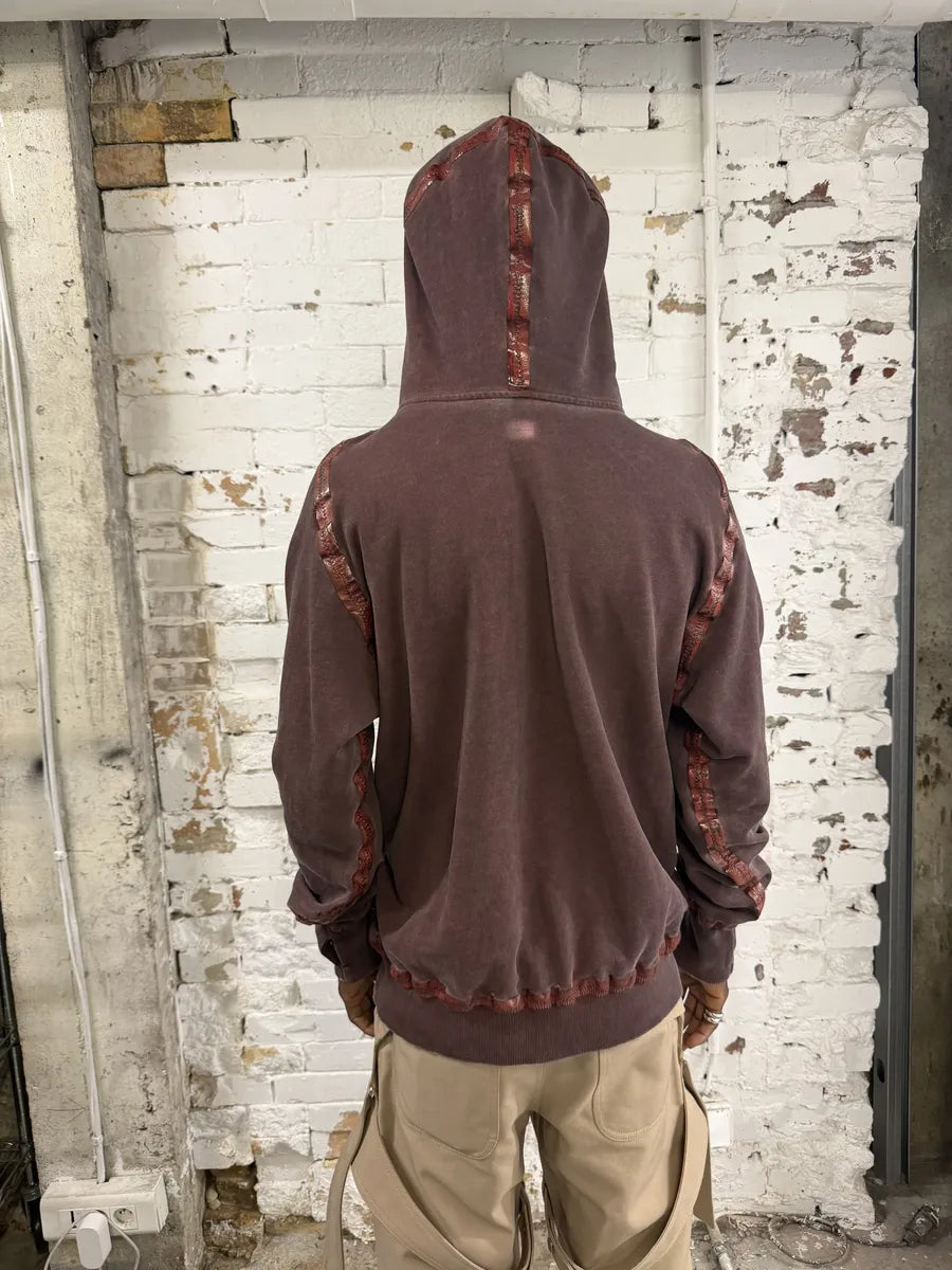 Isaac Sellam Kangoohood Bande-Molleton Red Crade Sweater UFTWSTO 3