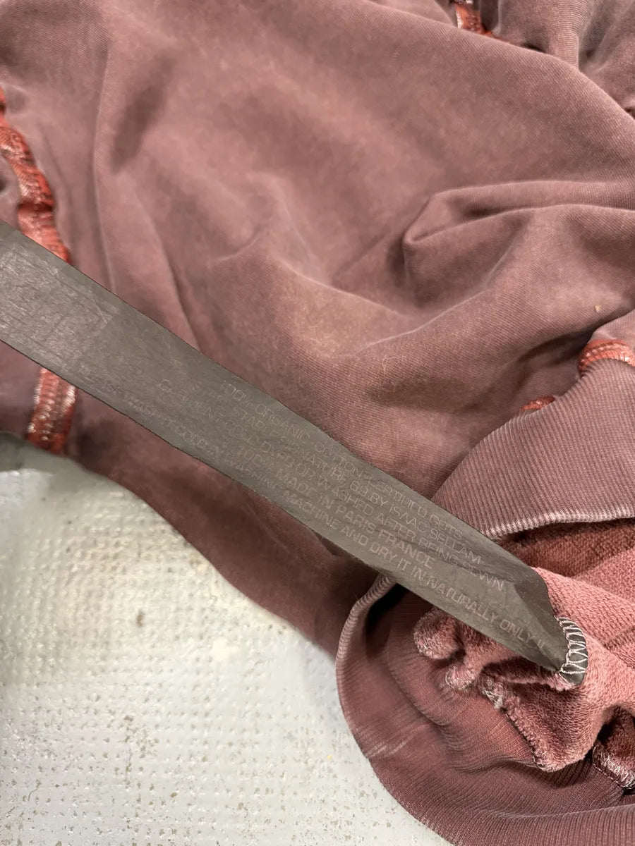 Isaac Sellam Kangoohood Bande-Molleton Red Crade Sweater UFTWSTO 7