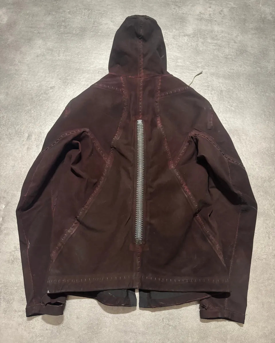 Isaac Sellam Lascar Stretch Dirtyred Astro Signature Leather Jacket xVRHuDc 0