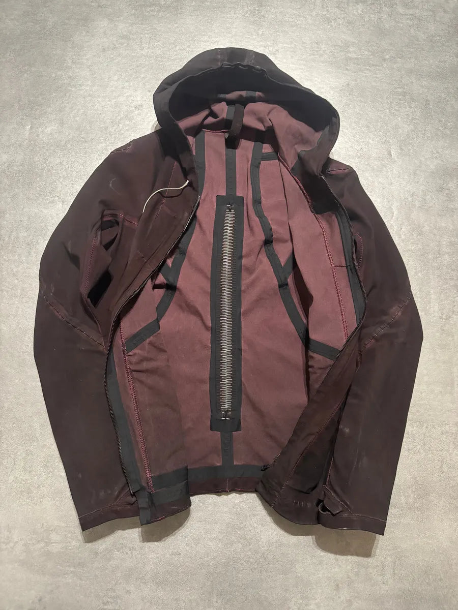 Isaac Sellam Lascar Stretch Dirtyred Astro Signature Leather Jacket xVRHuDc 1