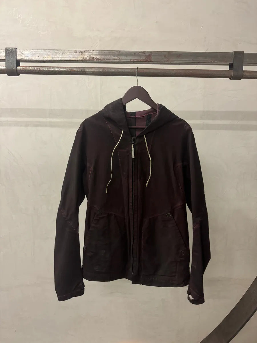 Isaac Sellam Lascar Stretch Dirtyred Astro Signature Leather Jacket xVRHuDc 5