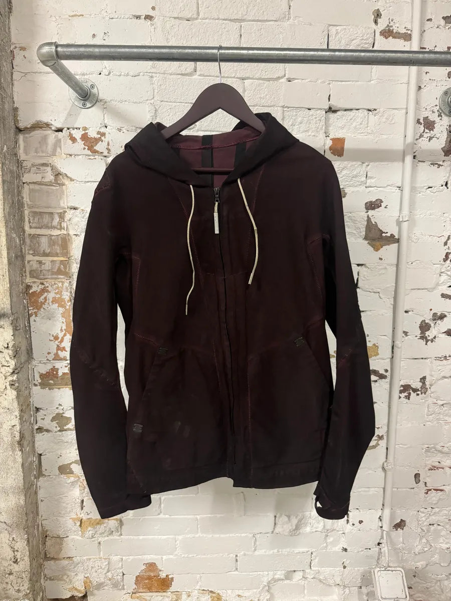 Isaac Sellam Lascar Stretch Dirtyred Astro Signature Leather Jacket xVRHuDc 6