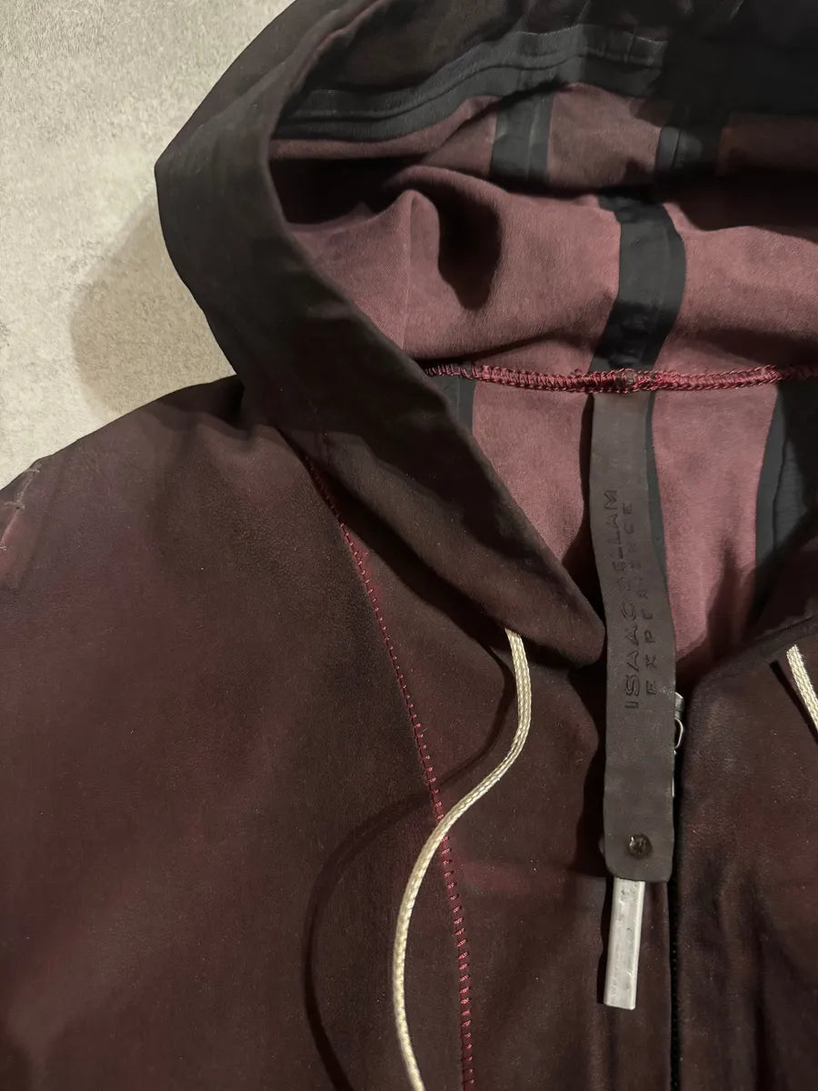 Isaac Sellam Lascar Stretch Dirtyred Astro Signature Leather Jacket xVRHuDc 9