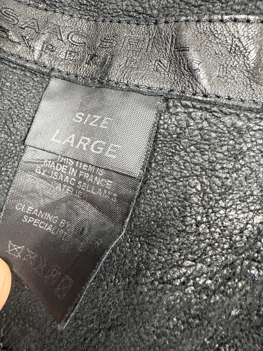 Isaac Sellam Premium Black Avant-Garde Leather Jacket lMaAOJa 10