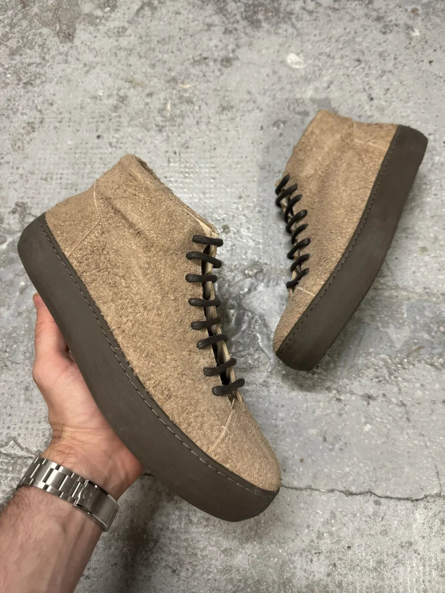 Isaac Sellam The Last Conspiracy Beige High Top Shoes myGpvAm 0