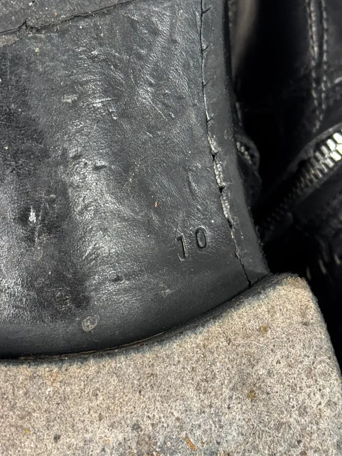 Isaac Sellam Premiata Black Crocodile Leather Combat Boots cWQkeFZ 10
