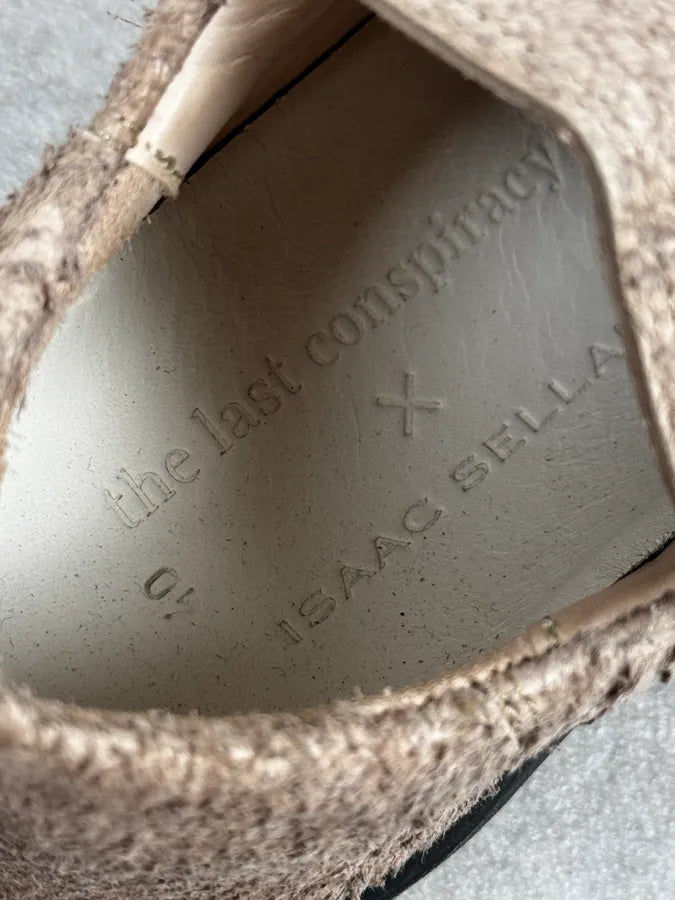 Isaac Sellam X The Last Conspiracy Beige Sneakers egvRIZk 7